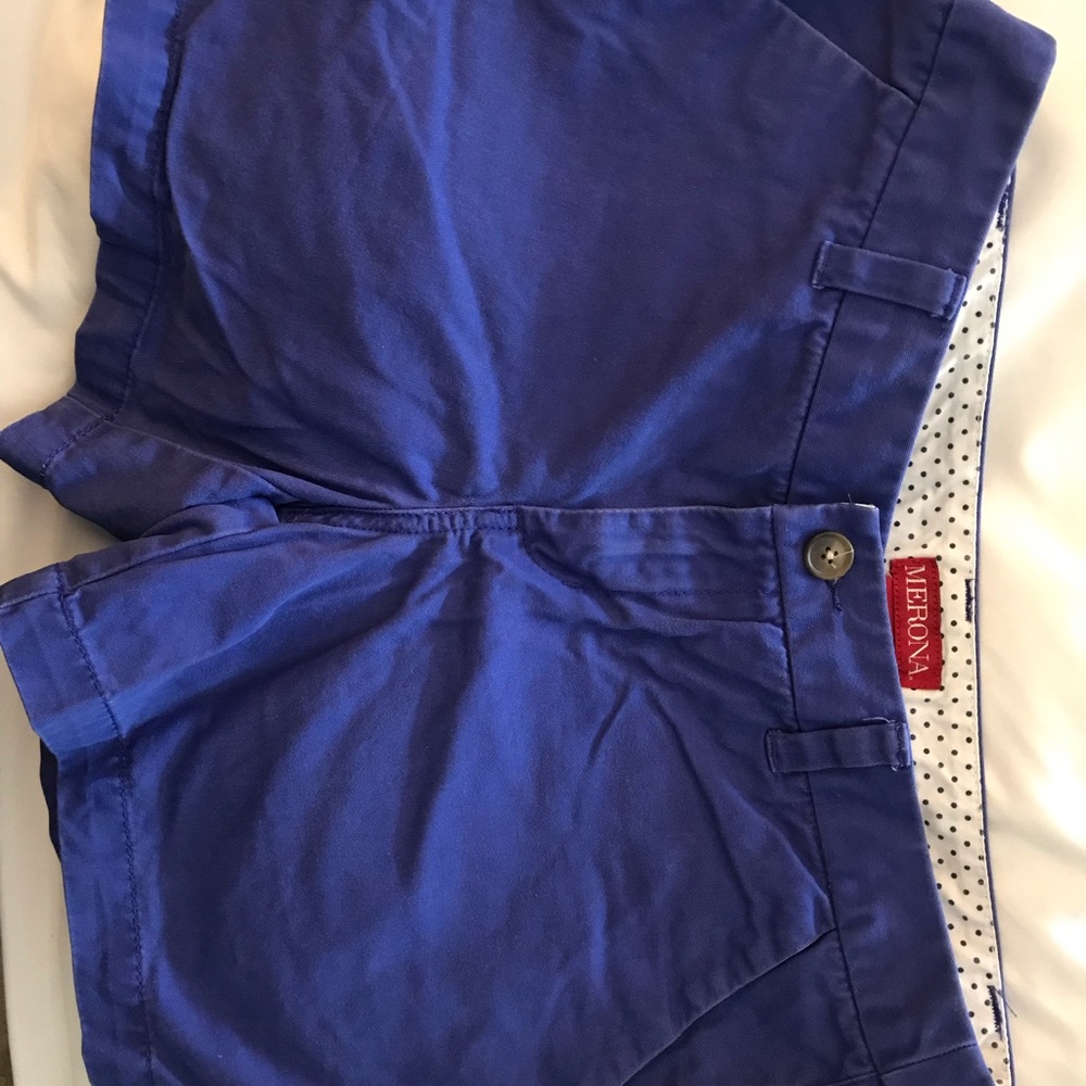 Blue shorts